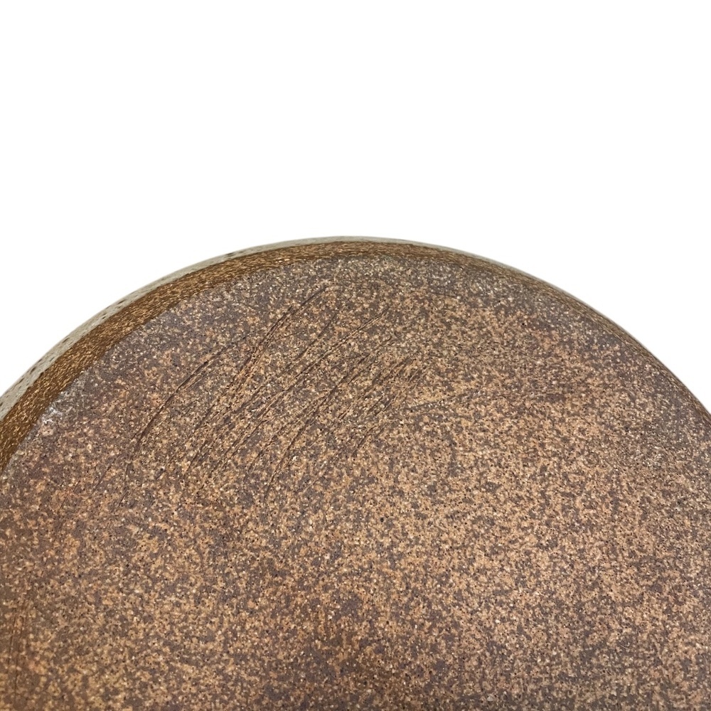 Mid Century Studio Art Pottery Pitcher Brown Speckled Glaze Set of 3 Signed - Picture 12 of 16